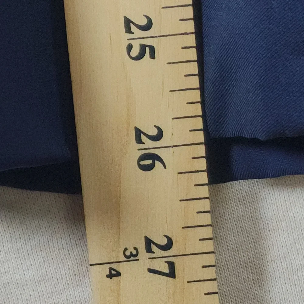 Joseph Abboud Mens Blazer 46L Navy Blue Super 120s Italian Wool Sport Coat USA